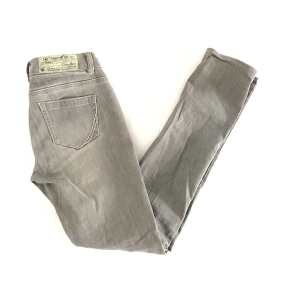 Converse | Jeans Womens Size 26 Gray Low Rise Washed Skinny Denim Pants - Picture 7 of 10